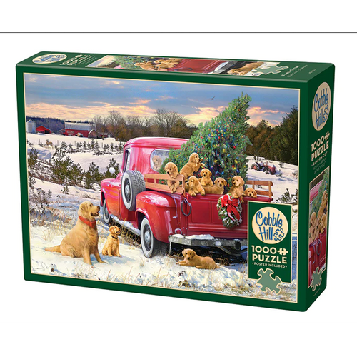 Family Outing Puzzle-Jigsaw Puzzles-Balderson Village Cheese Store