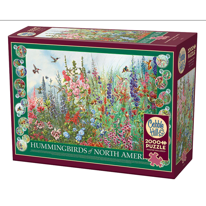 Hummingbirds of North America Puzzle-Jigsaw Puzzles-Balderson Village Cheese Store