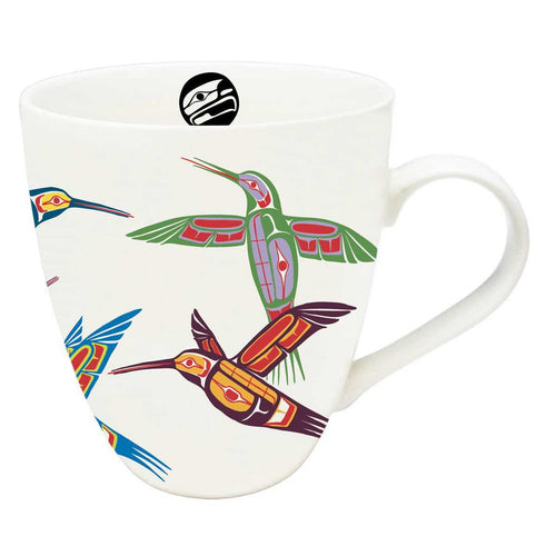 Indigenous Collections - Four Hummingbirds - 18oz Mug-Mugs-Balderson Village Cheese Store