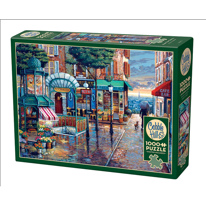 Rainy Day Stroll Puzzle-Jigsaw Puzzles-Balderson Village Cheese Store
