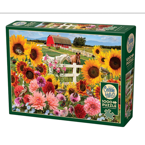 Sunflower Farm Puzzle-Jigsaw Puzzles-Balderson Village Cheese Store