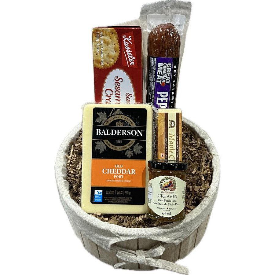 Sweet & Savoury Sampler Gift Basket Balderson Village Cheese Store