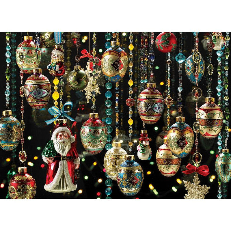 Christmas Ornaments Puzzle-Jigsaw Puzzles-Balderson Village Cheese Store