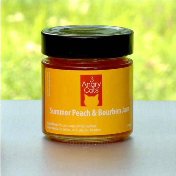 3 Angry Cats - Summer Peach & Bourbon Jam-Jam-Balderson Village Cheese Store