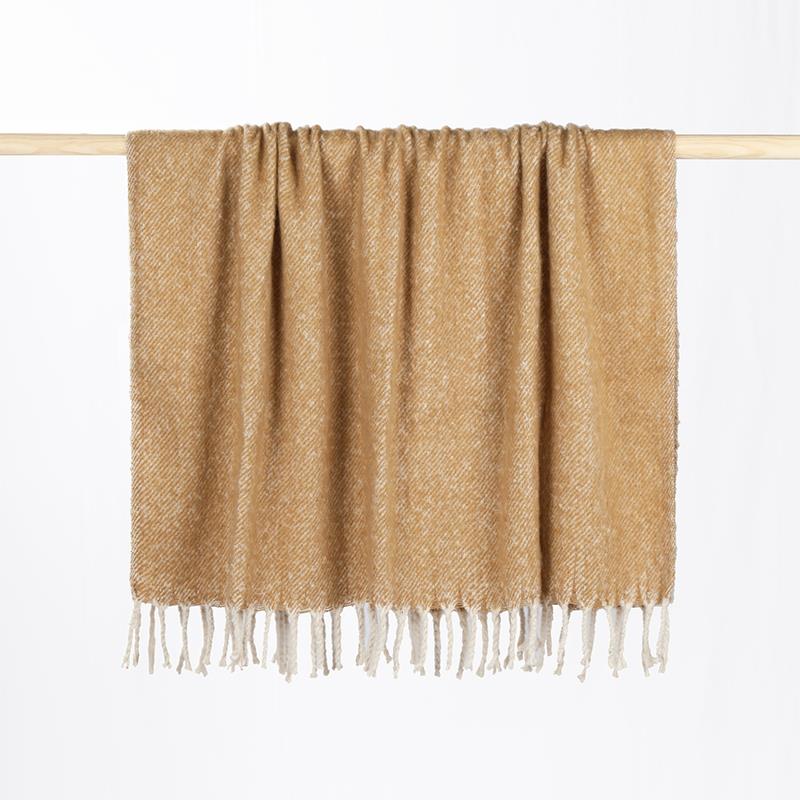 Ochre Super Soft Throw