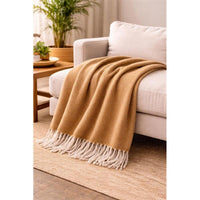Ochre Super Soft Throw