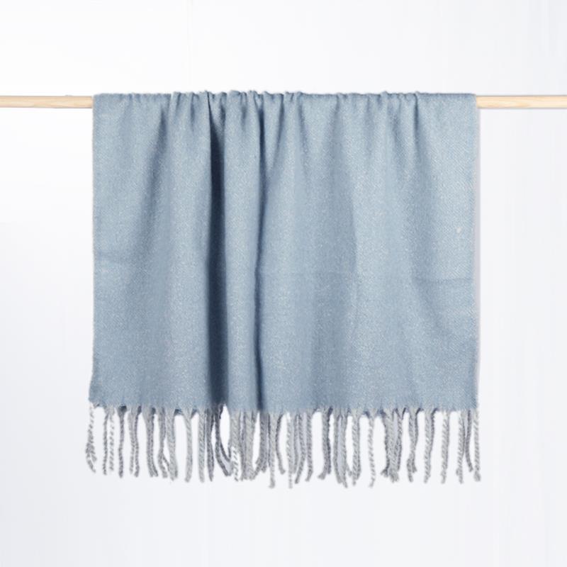 Blue Super Soft Throw