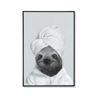 Sloth In Towel Small Pic