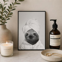Sloth In Towel Small Pic