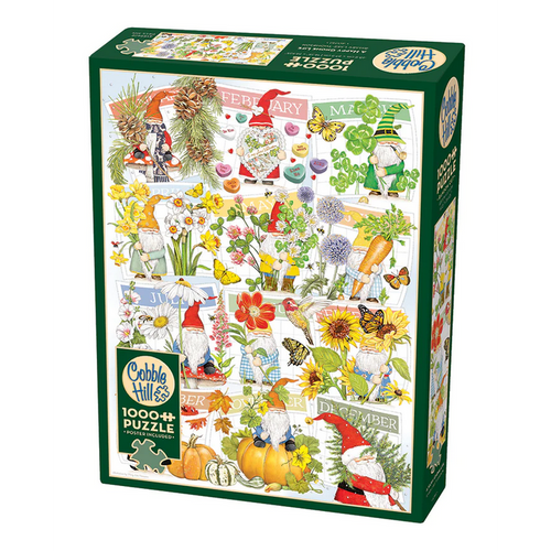 A Happy Gnome Life Puzzle-Jigsaw Puzzles-Balderson Village Cheese Store