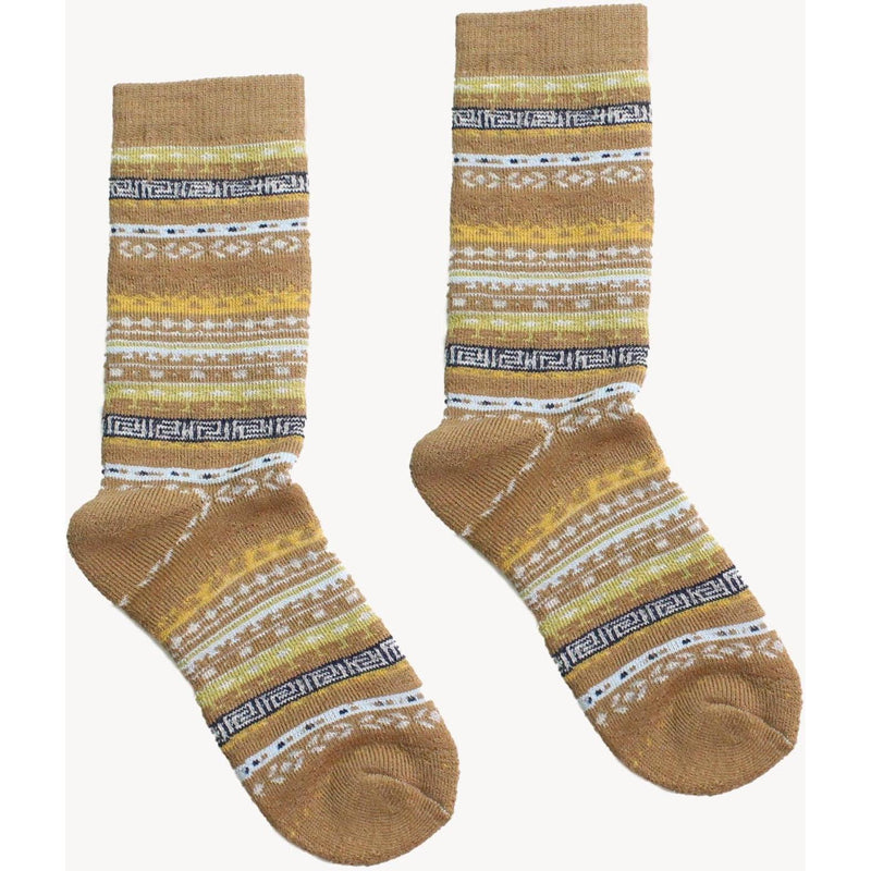 Alpaca Crew Socks - Multi-Mocha-Socks-Balderson Village Cheese Store