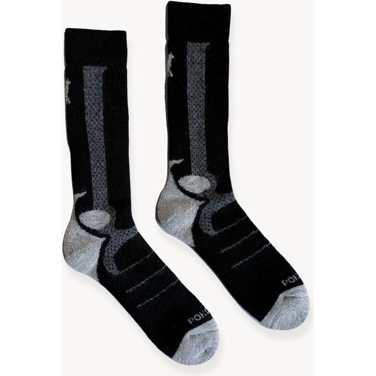 Alpaca Explorer Socks - Black/Grey-Socks-Balderson Village Cheese Store