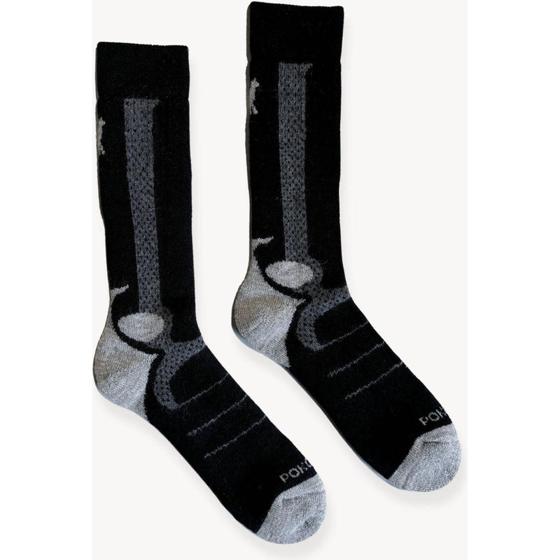 Alpaca Explorer Socks - Black/Grey-Socks-Balderson Village Cheese Store