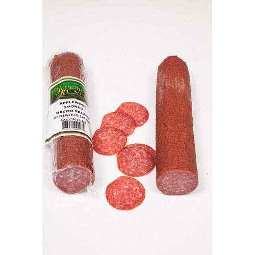 Applewood Smoked Bacon Pepperette-Salami-Balderson Village Cheese Store