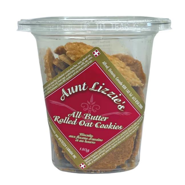Aunt Lizzie's All Butter Rolled Oat Cookies-Cookies & Biscuits-Balderson Village Cheese Store