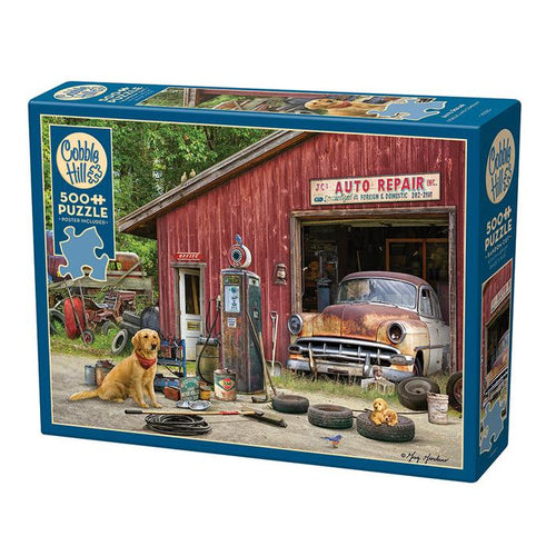 Auto Repair Puzzle-Jigsaw Puzzles-Balderson Village Cheese Store