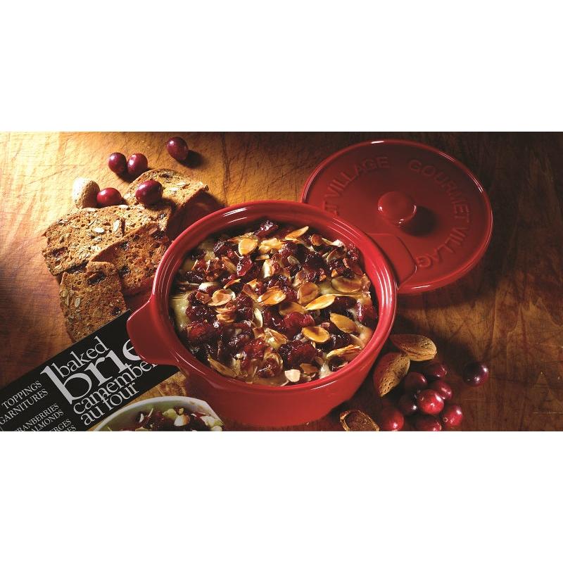 Baked Brie Cranberry & Almond-Brie-Balderson Village Cheese Store