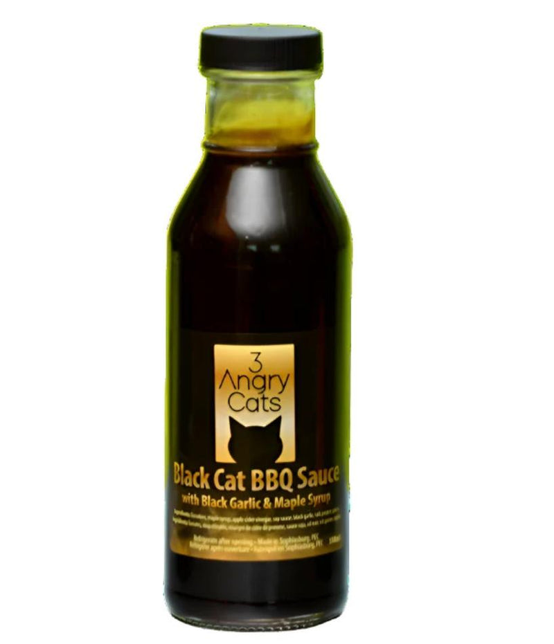 Black Cat - Black Garlic & Maple BBQ Sauce-BBQ Sauce-Balderson Village Cheese Store