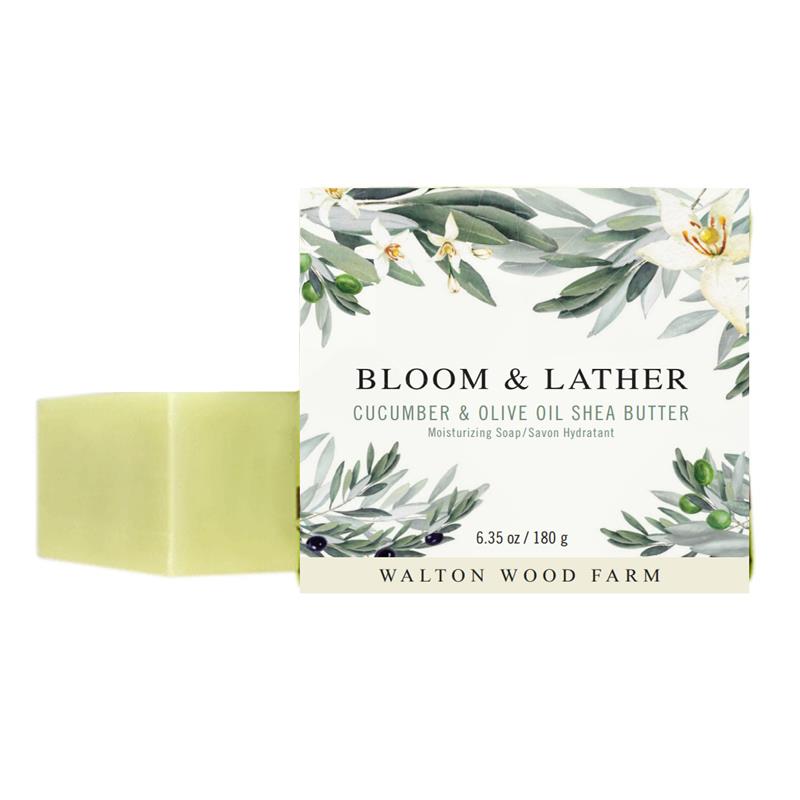 Bloom & Lather Cucumber & Olive Soap-Bar Soap-Balderson Village Cheese Store