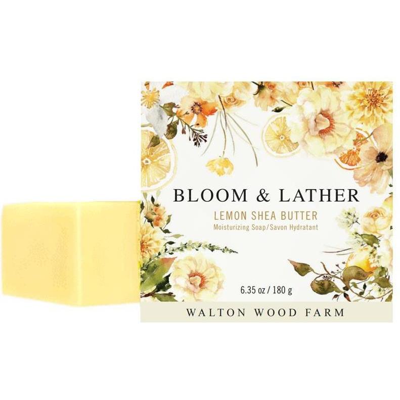 Bloom & Lather Lemon Shea Butter Soap-Bar Soap-Balderson Village Cheese Store