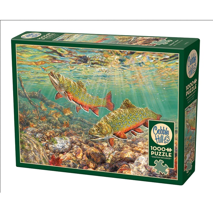 Brook Trout Puzzle-Jigsaw Puzzles-Balderson Village Cheese Store