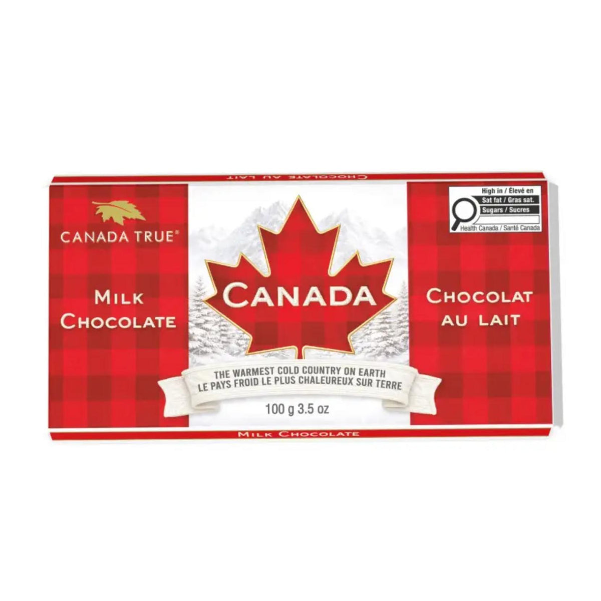 Canada Flag Milk Chocolate Bar-Cookies & Biscuits-Balderson Village Cheese Store