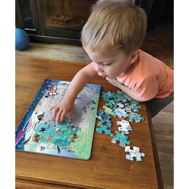 Canada Map Puzzle-Jigsaw Puzzles-Balderson Village Cheese Store