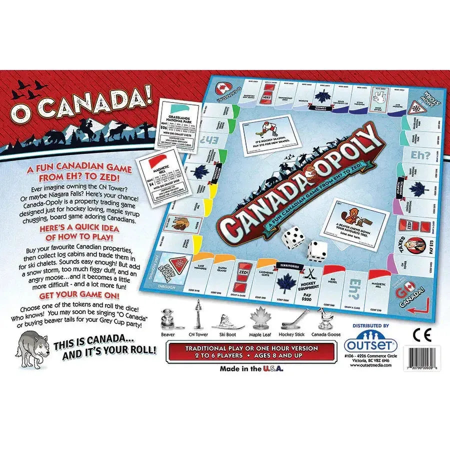 Canada-Opoly Game