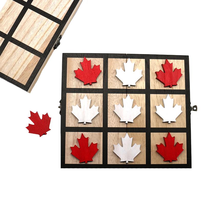 Canadian Travel Tic Tac Toe Set-Board Game-Balderson Village Cheese Store