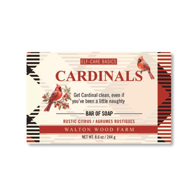 Cardinals - Rustic Citrus Soap Bar-Bar Soap-Balderson Village Cheese Store