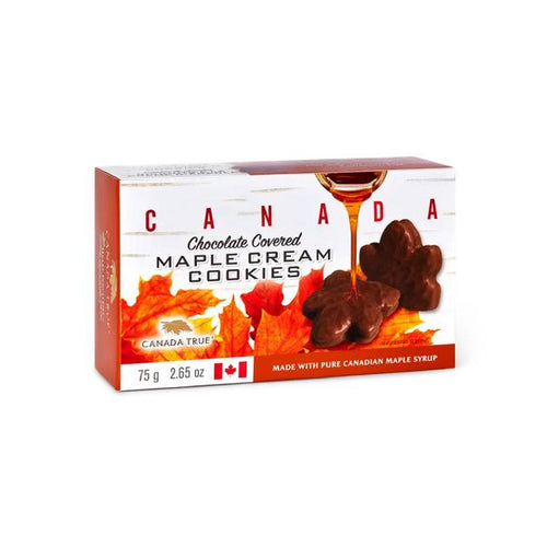 Chocolate Covered Maple Cream Cookies-Cookies & Biscuits-Balderson Village Cheese Store