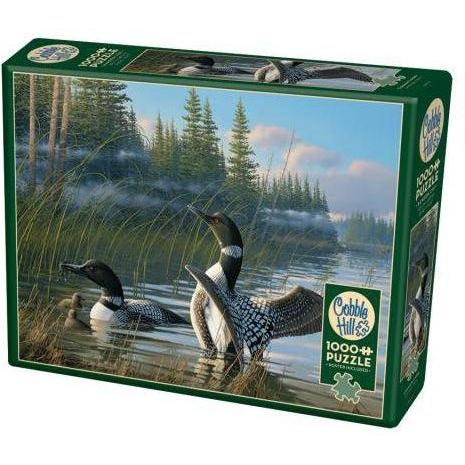 Common Loons Puzzle-Jigsaw Puzzles-Balderson Village Cheese Store