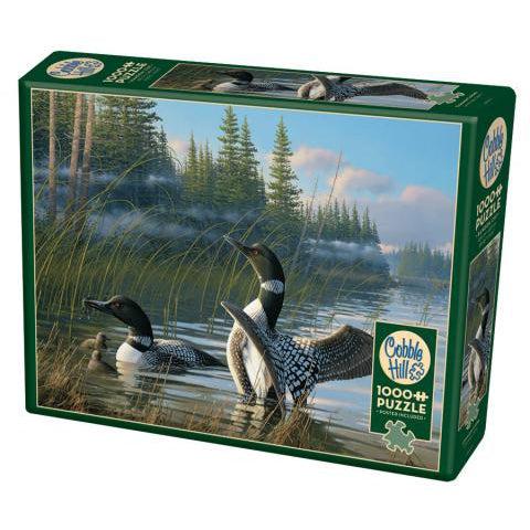Common Loons Puzzle-Jigsaw Puzzles-Balderson Village Cheese Store