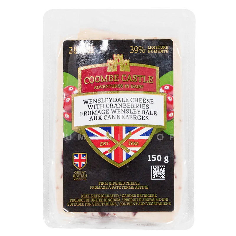 Coombe Castle Wensleydale with Cranberries