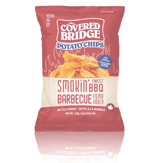 Covered Bridge BBQ Chips-Potato Chips-Balderson Village Cheese Store