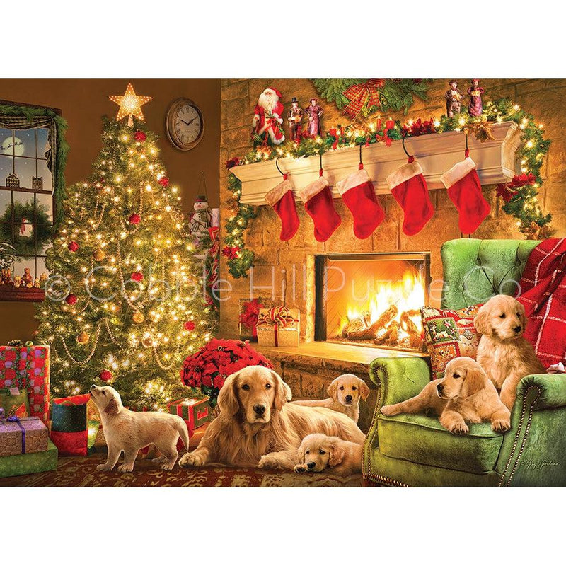Cozy Fireplace Puzzle-Jigsaw Puzzles-Balderson Village Cheese Store