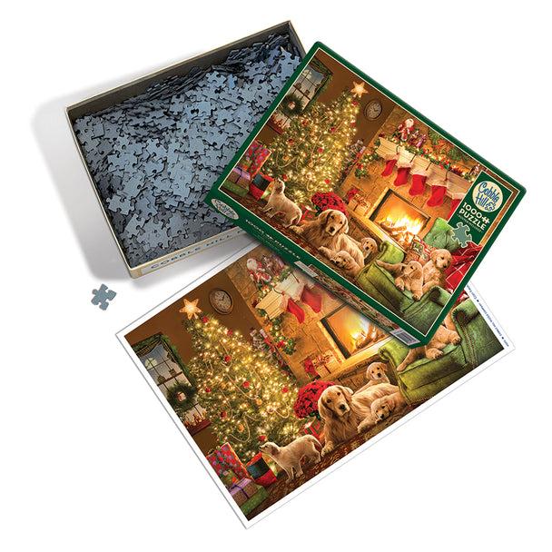 Cozy Fireplace Puzzle-Jigsaw Puzzles-Balderson Village Cheese Store