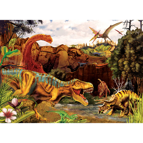 Dino Story Tray Puzzle-Jigsaw Puzzles-Balderson Village Cheese Store