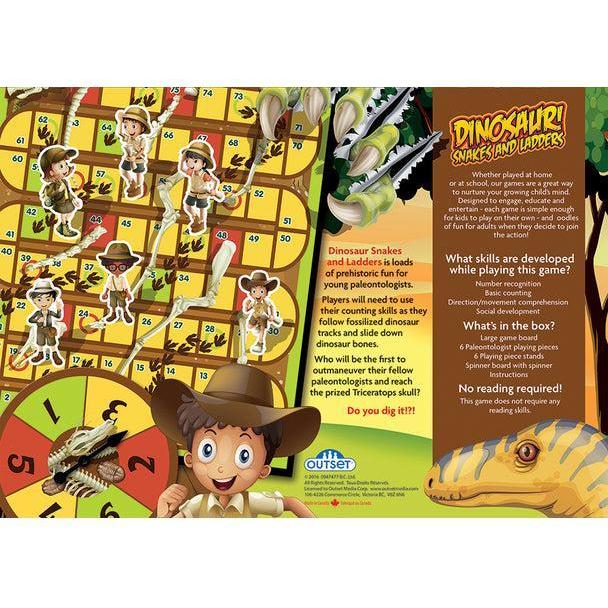 Dinosaur Snakes & Ladders Game-For the Home-Balderson Village Cheese Store