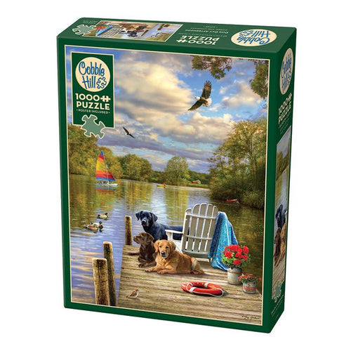 Dog Day Afternoon Puzzle-Jigsaw Puzzles-Balderson Village Cheese Store