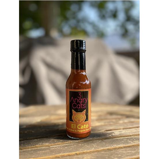 El Cato - Mezcal, Arbol & Pequin Taco Sauce-Hot Sauce-Balderson Village Cheese Store