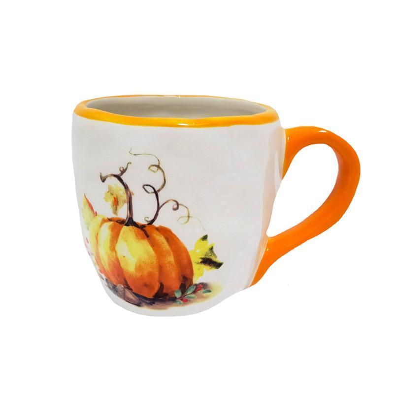 Fall Pumpkin Mug-Ceramic Mug-Balderson Village Cheese Store