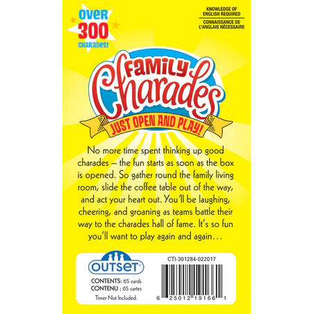 Family Charades Card Game-For the Home-Balderson Village Cheese Store