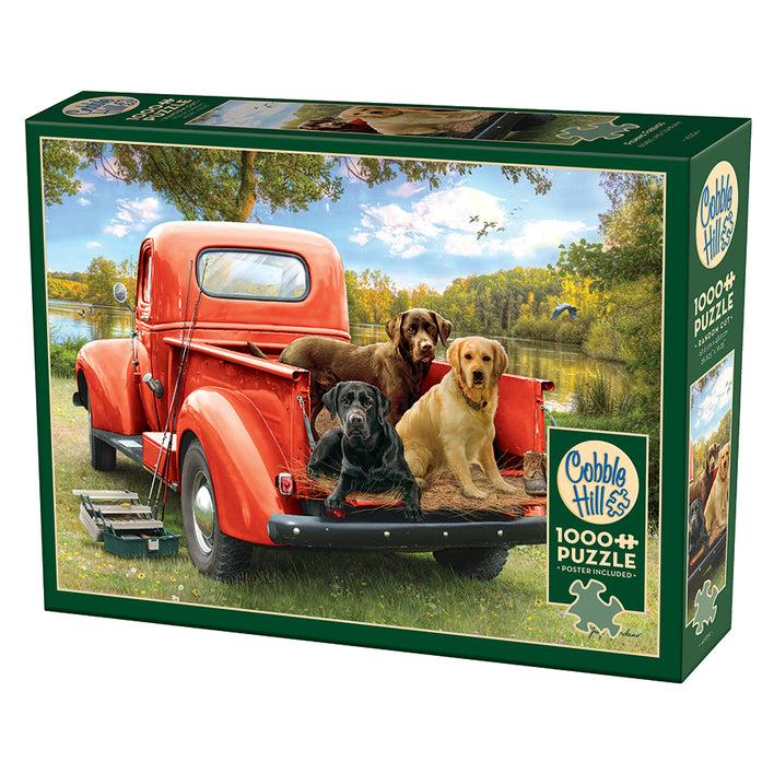 Fishing Friends Puzzle-Jigsaw Puzzles-Balderson Village Cheese Store