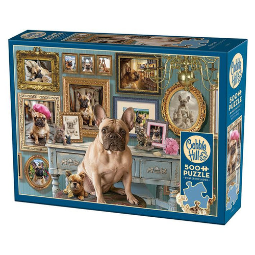 Frenchie Puzzle-Jigsaw Puzzles-Balderson Village Cheese Store