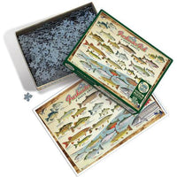 Freshwater Fish of North America Puzzle-Jigsaw Puzzles-Balderson Village Cheese Store