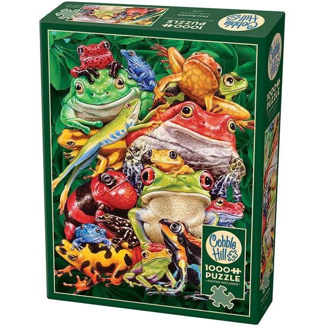 Frog Business Puzzle-Jigsaw Puzzles-Balderson Village Cheese Store