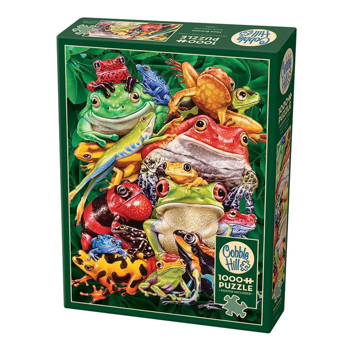 Frog Business Puzzle-Jigsaw Puzzles-Balderson Village Cheese Store