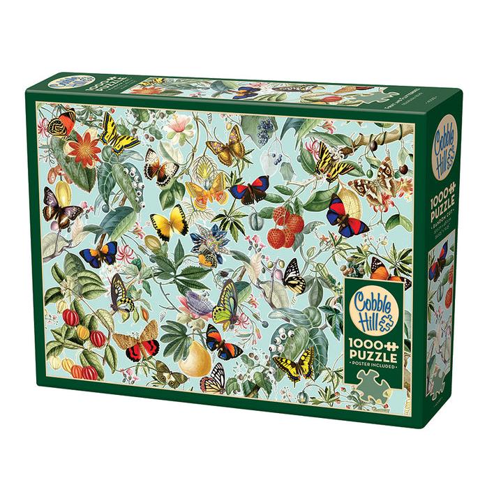 Fruit & Flutterbies Puzzle-Jigsaw Puzzles-Balderson Village Cheese Store