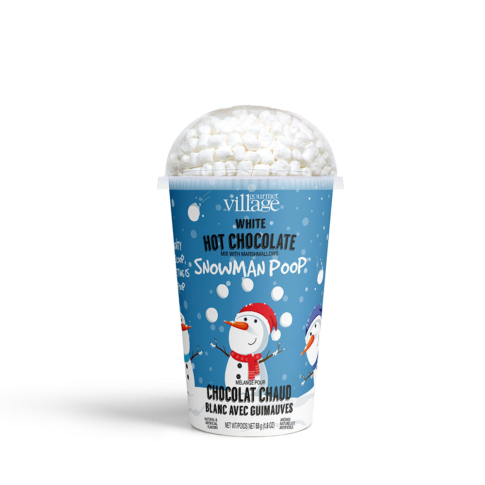 Snowman Poop White Hot Chocolate Cup – 53 g